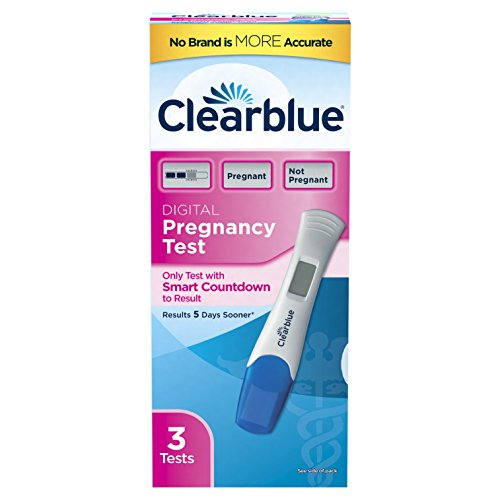Product Cover Clearblue Digital Pregnancy Test with Smart Countdown, 3 Pregnancy Tests