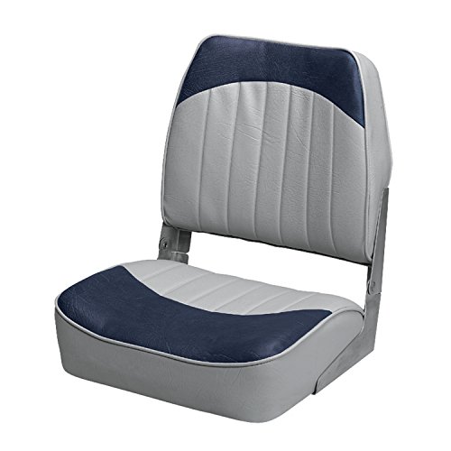 Product Cover Wise 8WD734PLS-660 Low Back Boat Seat, Grey/Blue