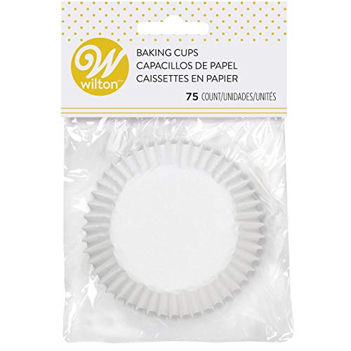 Product Cover Wilton 415-2505 White Standard 75 Baking Cups, Single Pack