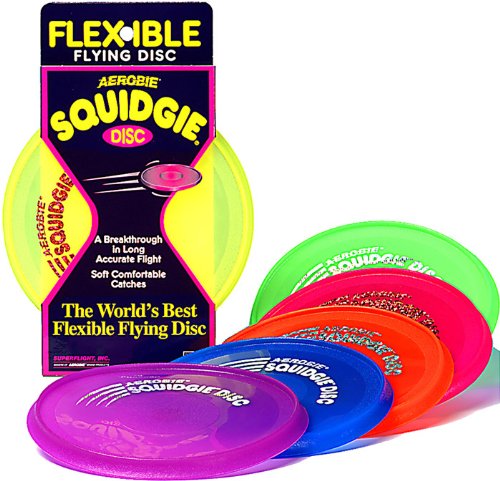 Product Cover Aerobie Squidgie Disc Glow in the Dark Flying Disc - Colors May Vary