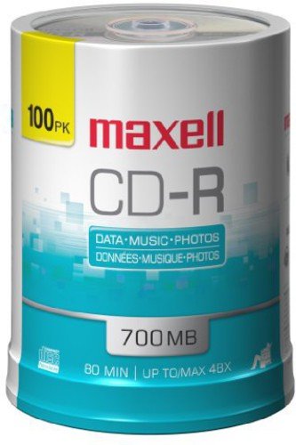 Product Cover Maxell 648200 Premium Quality Recording Surface Noise Free Playback 700Mb CD-Recordable 48x Write Speeds