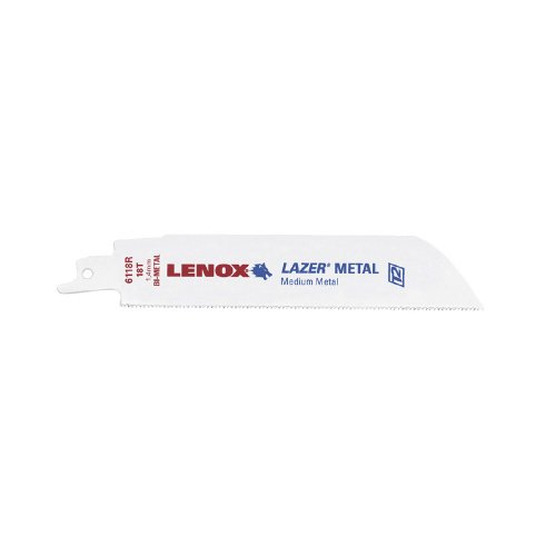 Product Cover LENOX Tools LAZER Metal Cutting Reciprocating Saw Blade, Bi-Metal, 6-inch, 14 TPI, 5/PK