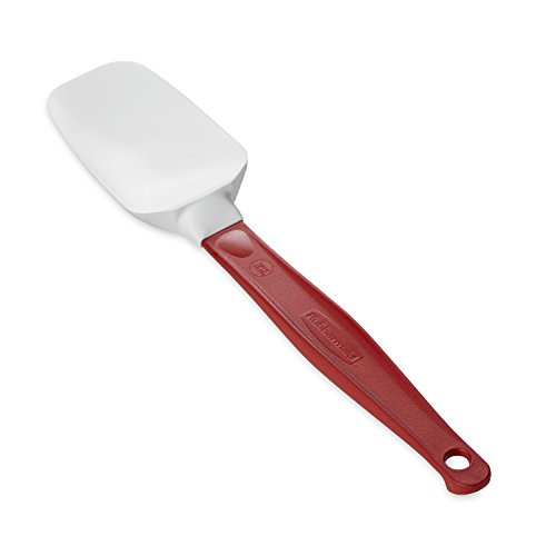 Product Cover Rubbermaid Commercial Products High Heat Spoon Scraper, 9.5- Inch, Red, FG196600RED