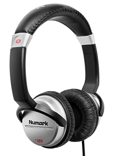 Product Cover Numark HF125 | Ultra-Portable Professional DJ Headphones With 6ft Cable, 40mm Drivers for Extended Response & Closed Back Design for Superior Isolation