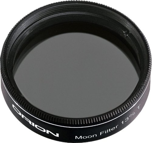 Product Cover Orion 05662 1.25-Inch 13 Percent Transmission Moon Filter (Black), Single