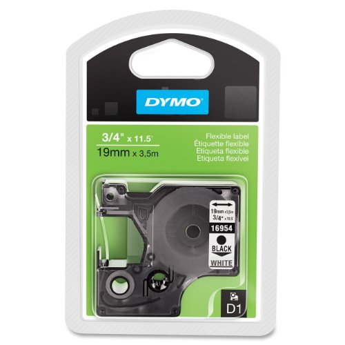Product Cover DYMO Industrial Labels for DYMO LabelManager Label Makers, Black on White, 3/4