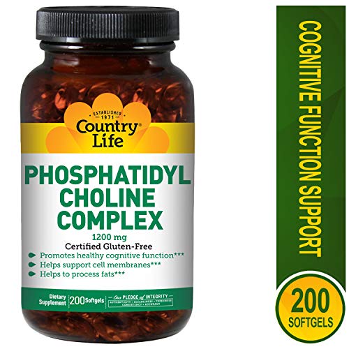 Product Cover Country Life - Phosphatidyl Choline Complex, 1200 mg - 200 Softgels