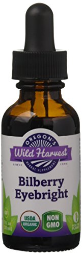 Product Cover Oregon's Wild Harvest Bilberry Eyebright Organic Extract, 1 Fluid Ounce
