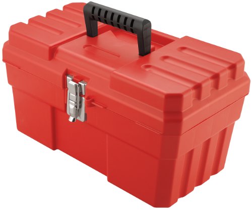 Product Cover Akro-Mils 9514 14-Inch ProBox Plastic Tool Box, Red