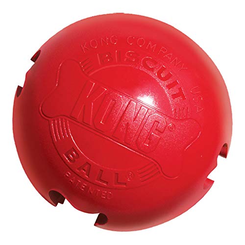 Product Cover KONG - Biscuit Ball - Durable Rubber, Treat Dispensing Toy - For Large Dogs