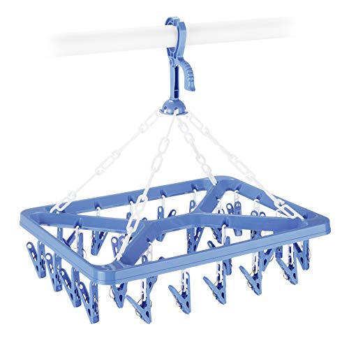 Product Cover Whitmor Clip and Drip Hanger - Hanging Drying Rack - 26 Clips