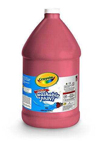 Product Cover Crayola Washable Red Paint, 1 Gallon Size, Painting Supplies in Bulk
