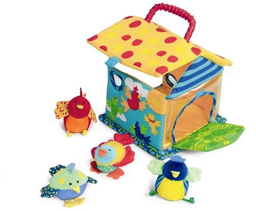 Product Cover Manhattan Toy Put and Peek Birdhouse Soft Activity Toy