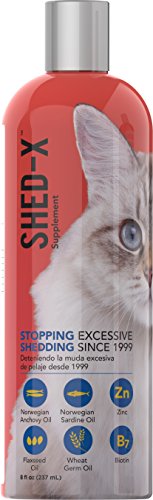 Product Cover Shed-X Dermaplex Liquid Daily Supplement for Cats - 100% Natural - Eliminate Excessive Shedding with Daily Supplement of Essential Fatty Acids, Vitamins and Minerals (8oz)