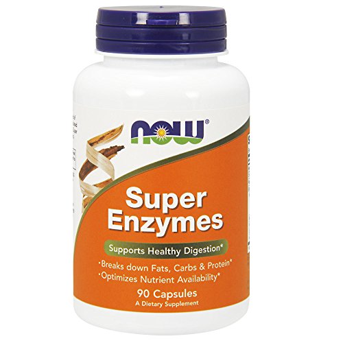 Product Cover Now Supplements, Super Enzymes, Formulated with Bromelain, Ox Bile, Pancreatin and Papain, Super Enzymes,90 Capsules