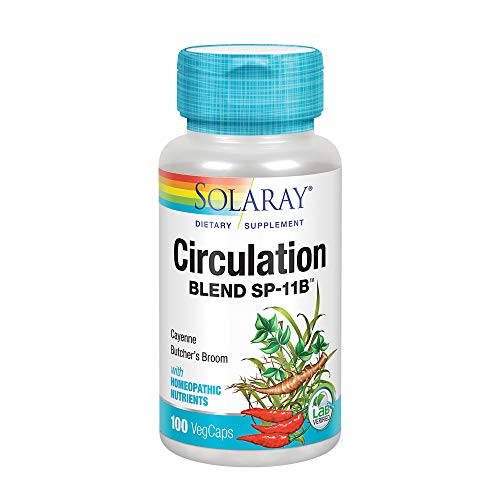 Product Cover Solaray SP 11B Circulation Blend Supplement, 100 Count