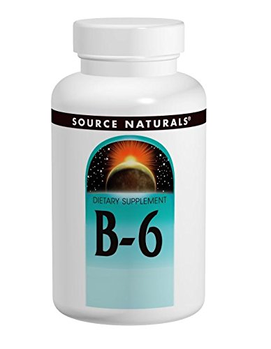 Product Cover Source Naturals Vitamin B-6, 500 mg Immune System Support - 100 Time Release Tablets