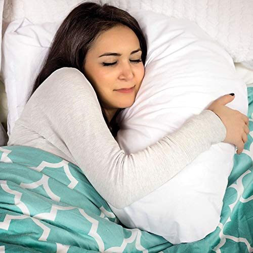 Product Cover DMI U Shaped Contour Body Pillow Great for Side Sleeping, Neck Pain, Cervical Support & Pregnancy, Hypoallergenic with Machine Washable Cover