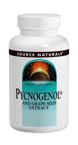 Product Cover Source Naturals Pycnogenol & Grape Seed Extract 50 mg Dietary Supplement - 60 Tablets