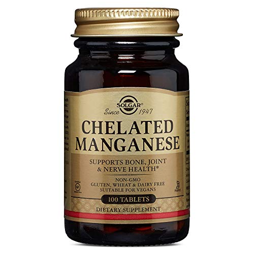 Product Cover Solgar - Chelated Manganese, 100 Tablets