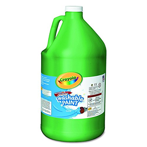 Product Cover Crayola Washable Green Paint, 1 Gallon Size, Painting Supplies in Bulk