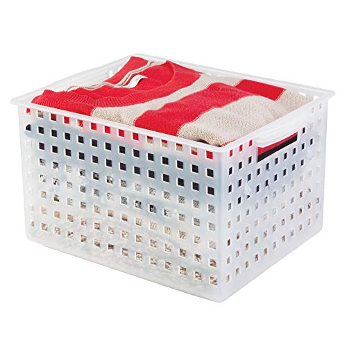Product Cover iDesign Modulon Plastic Storage Organizer Basket with Handle for Bathroom, Health, Cosmetics, Hair Supplies, and Beauty Products, 11.2