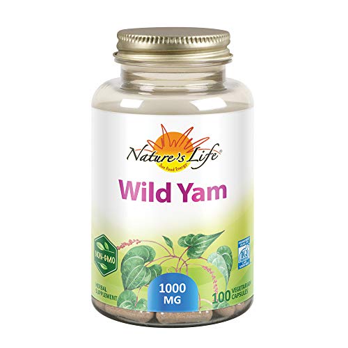 Product Cover Nature's Life Wild Yam 1000mg Herbal Supplement | Women's Health Formula | With Diosgenin for Healthy Balance Support | Non-GMO | 100 Veg Caps