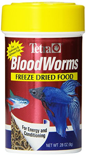 Product Cover Tetra Blood Worms Freeze Dried Treat, 0.28-Ounce, 100-Ml
