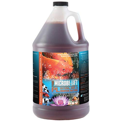 Product Cover Eco Labs 971047 10PLG4 Microbe Lift PL Bacteria for Watergardens Gallon, Brown/A
