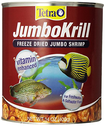 Product Cover Tetra JumboKrill Freeze Dired Jumbo Shrimp, Vitamin Enhanced, 14-Ounce