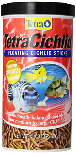 Product Cover TetraCichlid Floating Cichlid Sticks, Pond Fish Food, Nutritionally Balanced - 16350