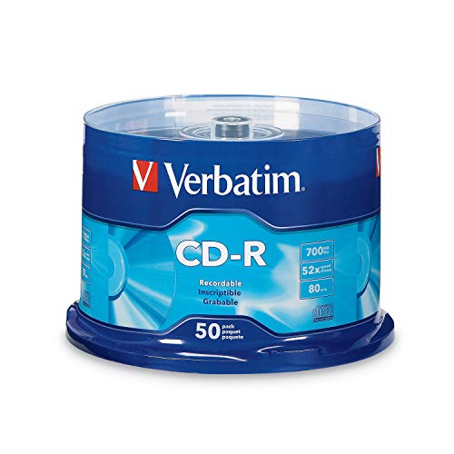 Product Cover Verbatim 94691  CD-R 700MB 80 Minute 52x Recordable Disc - 50 Pack