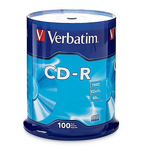 Product Cover Verbatim CD-R 700MB 80 Minute 52x Recordable Disc - 100 Pack Spindle - 94554
