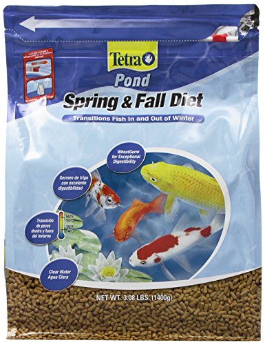 Product Cover TetraPond Spring And Fall Diet 3.08 Pounds, Pond Fish Food, For Goldfish And Koi