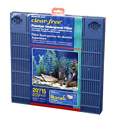Product Cover Penn Plax Premium Under Gravel Filter System - for 20 Gallon Fish Tanks & Aquariums