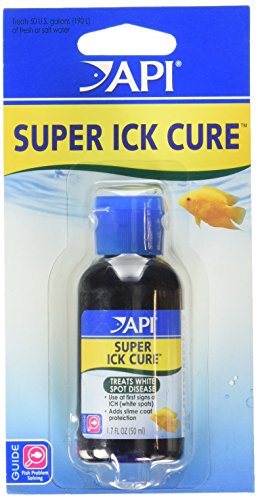 Product Cover API LIQUID SUPER ICK CURE Freshwater and Saltwater Fish Medication 1.7-Ounce Bottle