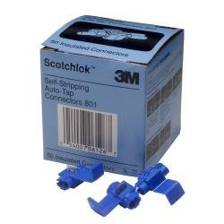 Product Cover 3M(TM) Scotchlok(TM) Electrical IDC Connector 560B, Blue, 18-16AWG solid/stranded, 14AWG stranded, 100ct