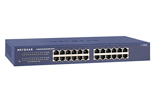 Product Cover NETGEAR 24-Port Gigabit Ethernet Unmanaged Switch (JGS524) - Desktop/Rackmount, and ProSAFE Limited Lifetime Protection