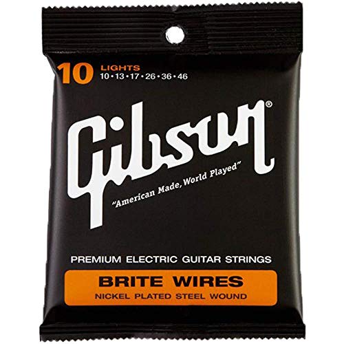 Product Cover Gibson Brite Wires Electric Guitar Strings, Light 10-46
