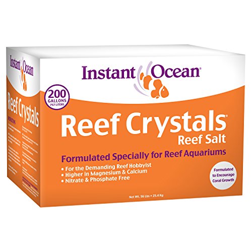 Product Cover Instant Ocean Reef Crystals Reef Salt, Enriched Formulation for Aquariums, 200 gal