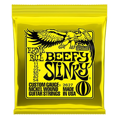Product Cover Ernie Ball Beefy Slinky Nickel Wound Set, .011 - .054