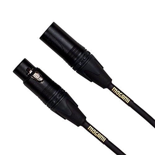 Product Cover Mogami Gold STUDIO-25 XLR Microphone Cable, XLR-Female to XLR-Male, 3-Pin, Gold Contacts, Straight Connectors, 25 Foot