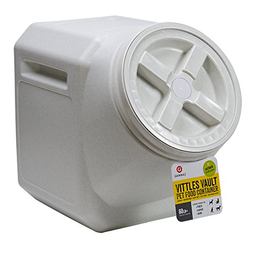 Product Cover Gamma2 Vittles Vault Outback Stackable 60 lb Airtight Pet Food Storage Container