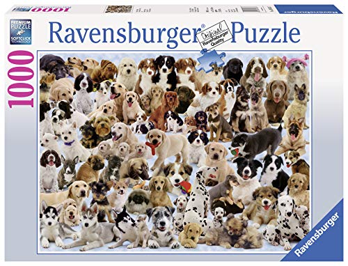 Product Cover Ravensburger Dogs Galore - 1000 Piece Jigsaw Puzzle for Adults - Every Piece is Unique, Softclick Technology Means Pieces Fit Together Perfectly