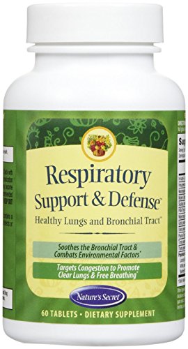 Product Cover Nature's Secret Respiratory Support & Defense Tabs-60 ct
