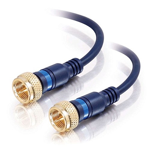 Product Cover C2G 27227 Velocity Mini-Coax F-Type Cable, Blue (6 Feet, 1.82 Meters)