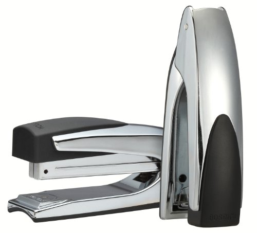 Product Cover Bostitch Premium Metal Executive Stand-Up Desktop Stapler, Chrome (B3000)