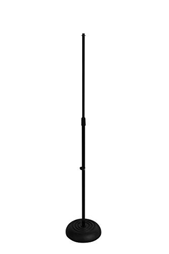 Product Cover On Stage MS7201B Round Base Microphone Stand, Black