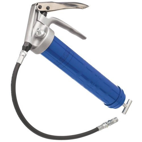 Product Cover Lincoln Lubrication 1134 Heavy Duty Pistol Grip Grease Gun with Whip Hose and Rigid Pipe