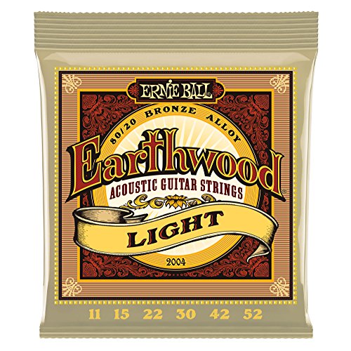 Product Cover Ernie Ball Earthwood Light 80/20 Bronze Acoustic Set, .011 - .052